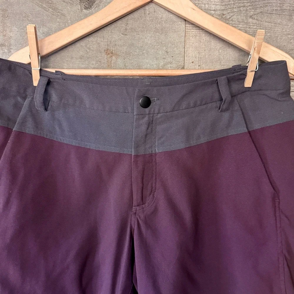 Lululemon Mens The Union Shorts 34 Bordeaux Drama Deep Coal Color Block Active